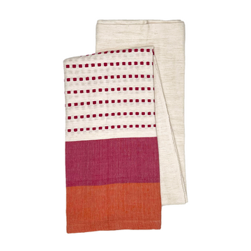 Accra Shower Curtain Cerise/Hot Pink - Production Sample