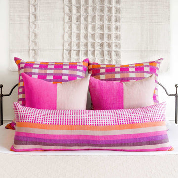 Coordinated Pillows - Cerise