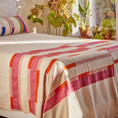 Dakar Coverlet - Cerise