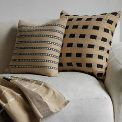 Coordinated Pillows - Sand/ Onyx