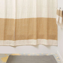 Karo Shower Curtain - Sand