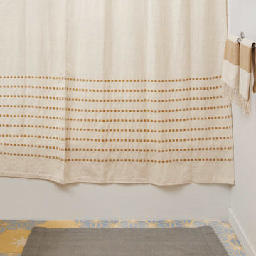 Bati Shower Curtain - Sand