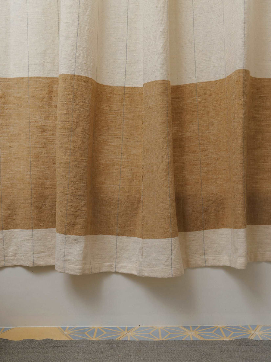 Karo Shower Curtain - Sand