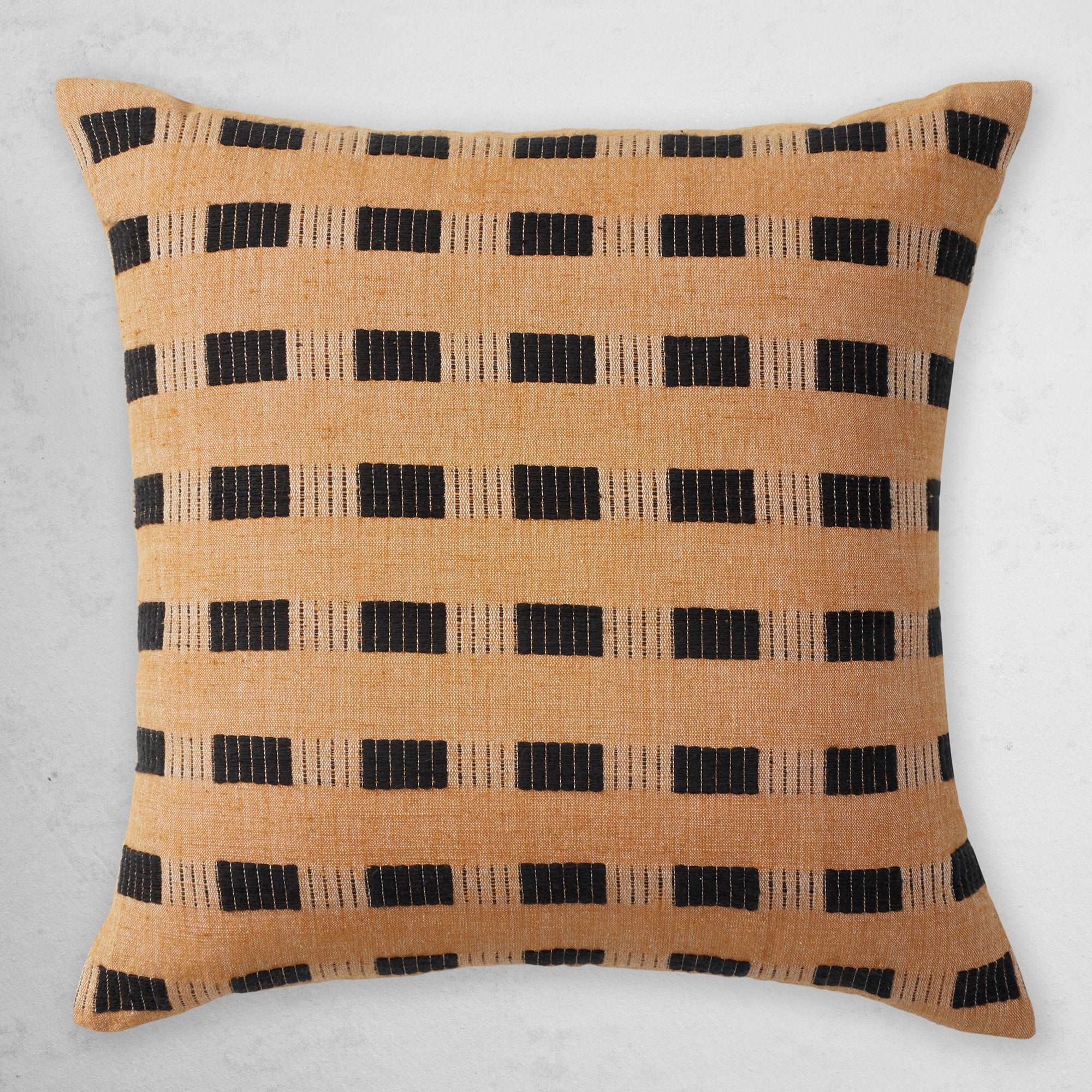 Tan throw online pillows