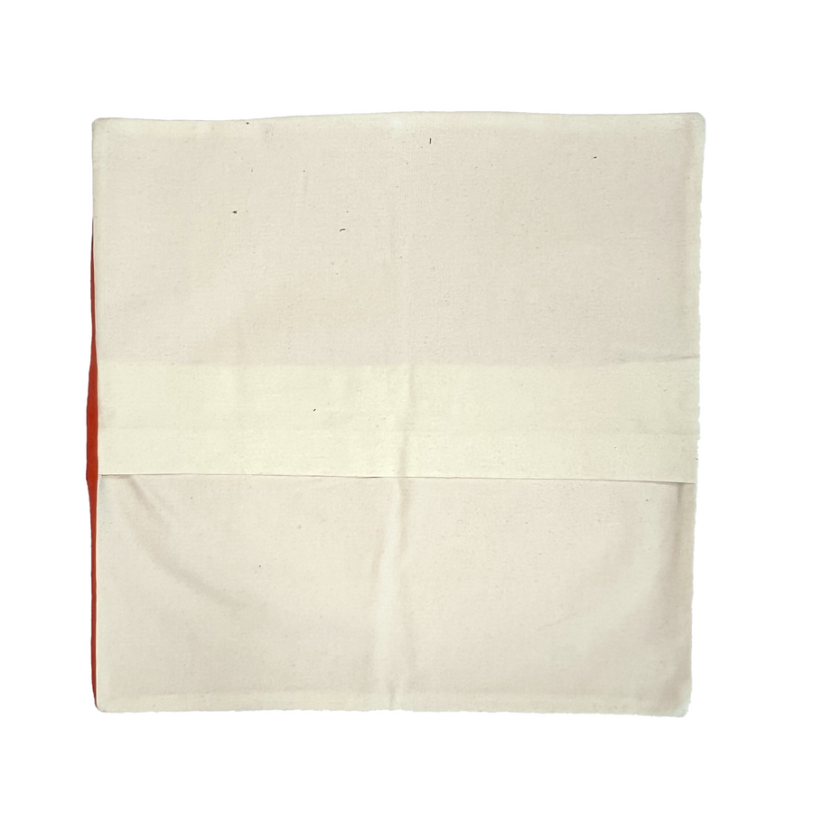 Ruttya Pillow Cover - Tangerine - Production Sample