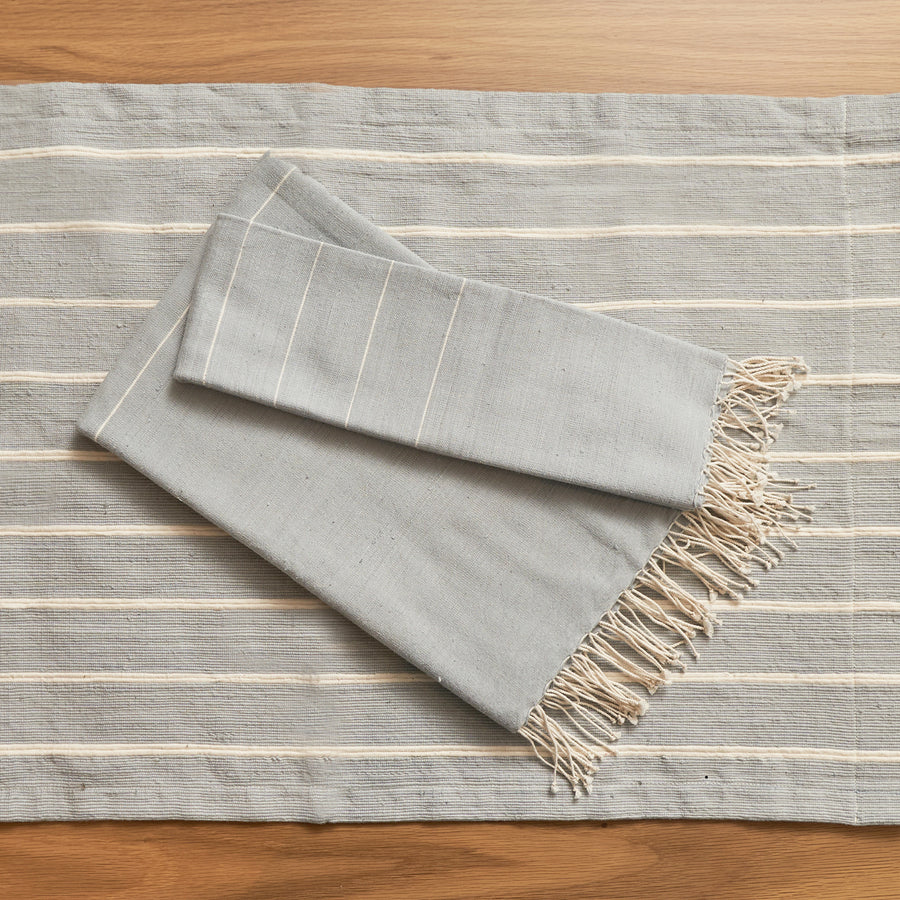 Melkam Hand Towel - Light Gray