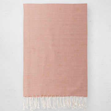 Solid Throw - Dusty Rose